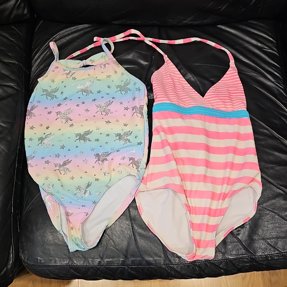 Girls Swimsuits Size 6 Like New